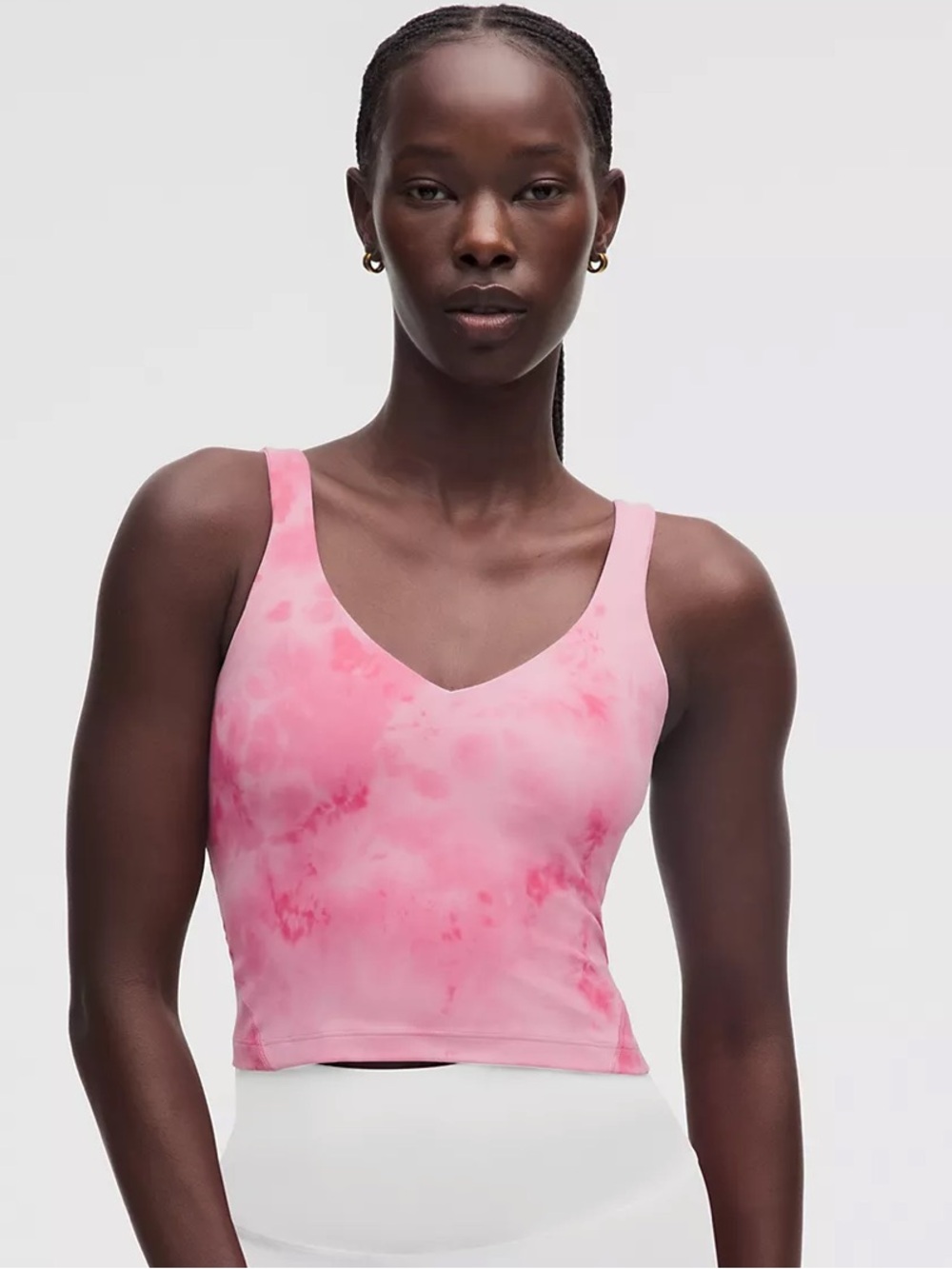 Lululemon align tank top light support in Smoothie Wash Strawberry Multi